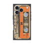プレミアムスクエアケース with MagSafe［ RETORO CASSETTE TAPE - Skeleton Orange ］