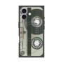 プレミアムスクエアケース with MagSafe［ RETORO CASSETTE TAPE - Skeleton Blue ］