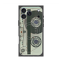 プレミアムスクエアケース with MagSafe［ RETORO CASSETTE TAPE - Skeleton Blue ］