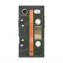 プレミアムスクエアケース with MagSafe［ RETORO CASSETTE TAPE - Opacity Black ］