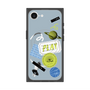 プレミアムスクエアケース with MagSafe［ Playful sticker - Dusty Blue ］
