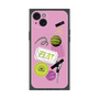 プレミアムスクエアケース with MagSafe［ Playful sticker - Dusty Pink ］