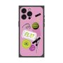 プレミアムスクエアケース with MagSafe［ Playful sticker - Dusty Pink ］