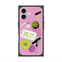 プレミアムスクエアケース with MagSafe［ Playful sticker - Dusty Pink ］