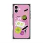 プレミアムスクエアケース with MagSafe［ Playful sticker - Dusty Pink ］