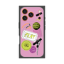 プレミアムスクエアケース with MagSafe［ Playful sticker - Dusty Pink ］