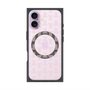 プレミアムスクエアケース with MagSafe［ LANVIN en Bleu - Monogram - Pink ］