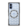 プレミアムスクエアケース with MagSafe［ LANVIN en Bleu - Monogram - White ］