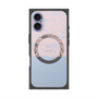 プレミアムスクエアケース with MagSafe［ LANVIN en Bleu - Lace - Pink ］