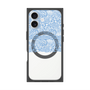 プレミアムスクエアケース with MagSafe［ LANVIN en Bleu - Lace - Blue ］