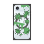 プレミアムスクエアケース with MagSafe［ PAINTING SMILE Green ］
