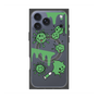 プレミアムスクエアケース with MagSafe［ PAINTING SMILE Green ］
