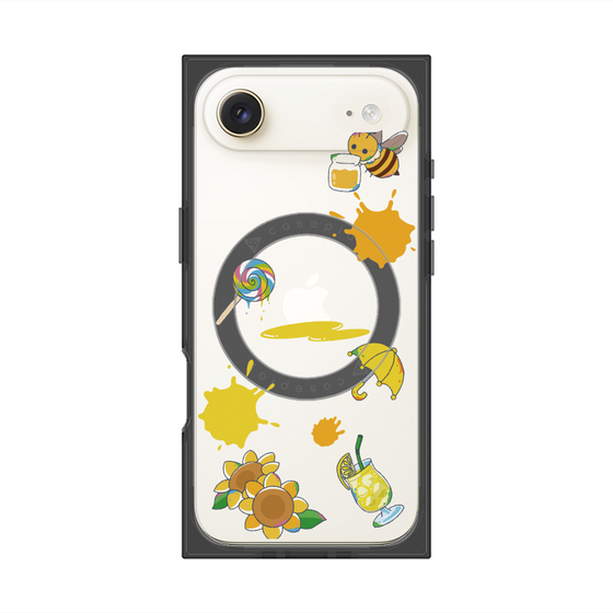 プレミアムスクエアケース with MagSafe［ DRAWING PAPER Yellow ］