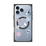 プレミアムスクエアケース with MagSafe［ DRAWING PAPER White ］