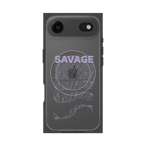 プレミアムスクエアケース with MagSafe［ SAVAGE Purple ］