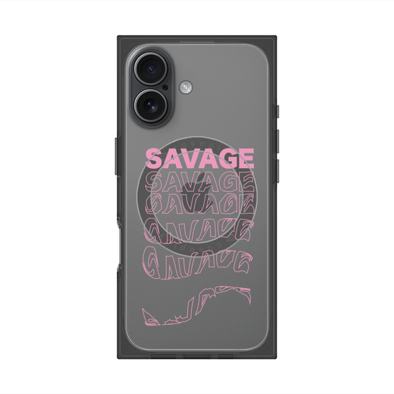 プレミアムスクエアケース with MagSafe［ SAVAGE Pink ］