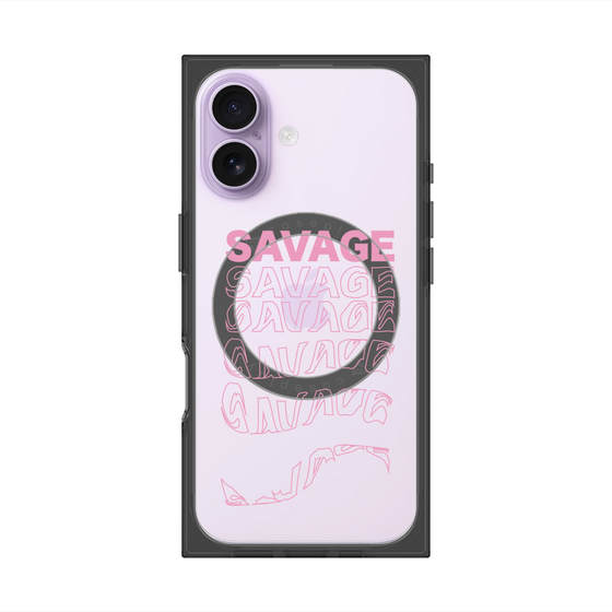 プレミアムスクエアケース with MagSafe［ SAVAGE Pink ］