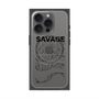 プレミアムスクエアケース with MagSafe［ SAVAGE Black ］
