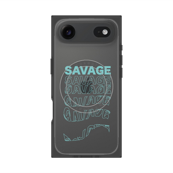 プレミアムスクエアケース with MagSafe［ SAVAGE Blue ］