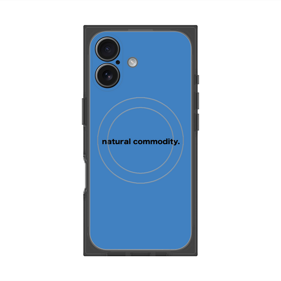 プレミアムスクエアケース with MagSafe［ NATURAL COMMODITY Blue ］