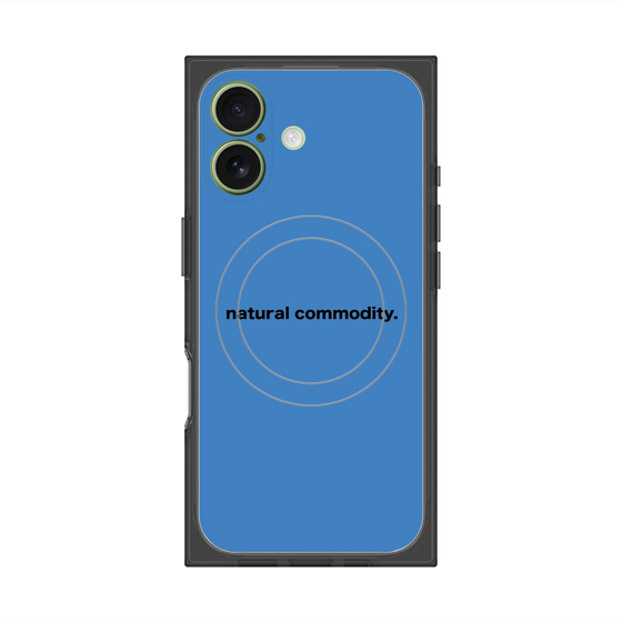 プレミアムスクエアケース with MagSafe［ NATURAL COMMODITY Blue ］