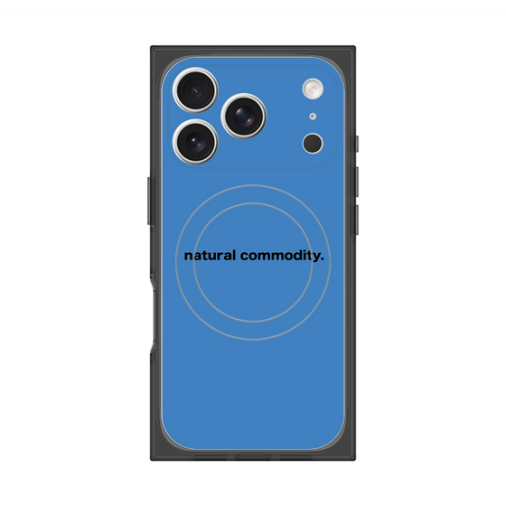プレミアムスクエアケース with MagSafe［ NATURAL COMMODITY Blue ］