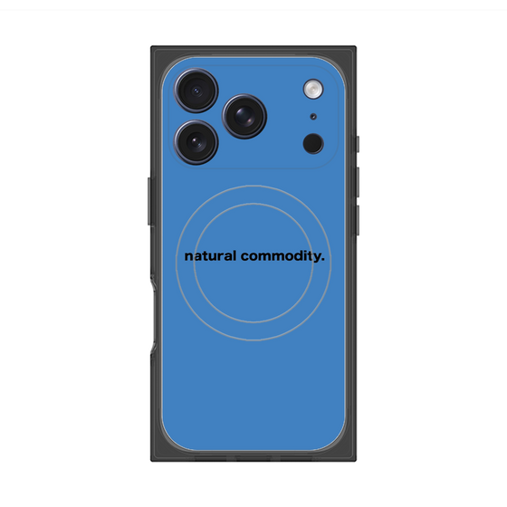 プレミアムスクエアケース with MagSafe［ NATURAL COMMODITY Blue ］