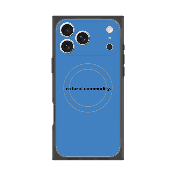 プレミアムスクエアケース with MagSafe［ NATURAL COMMODITY Blue ］