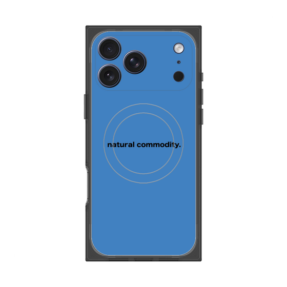 プレミアムスクエアケース with MagSafe［ NATURAL COMMODITY Blue ］