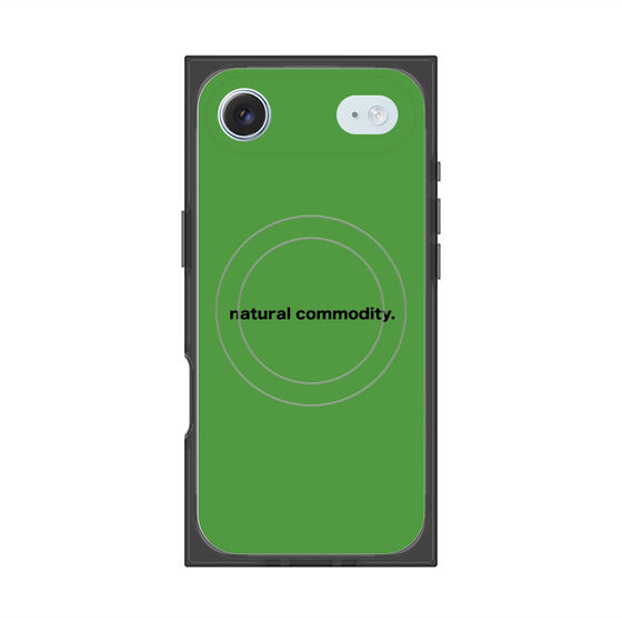 プレミアムスクエアケース with MagSafe［ NATURAL COMMODITY Green ］