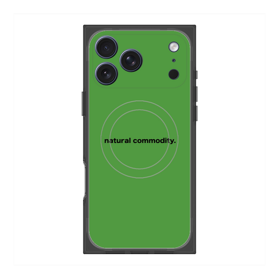 プレミアムスクエアケース with MagSafe［ NATURAL COMMODITY Green ］