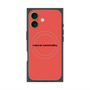 プレミアムスクエアケース with MagSafe［ NATURAL COMMODITY Red ］