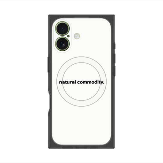 プレミアムスクエアケース with MagSafe［ NATURAL COMMODITY White ］