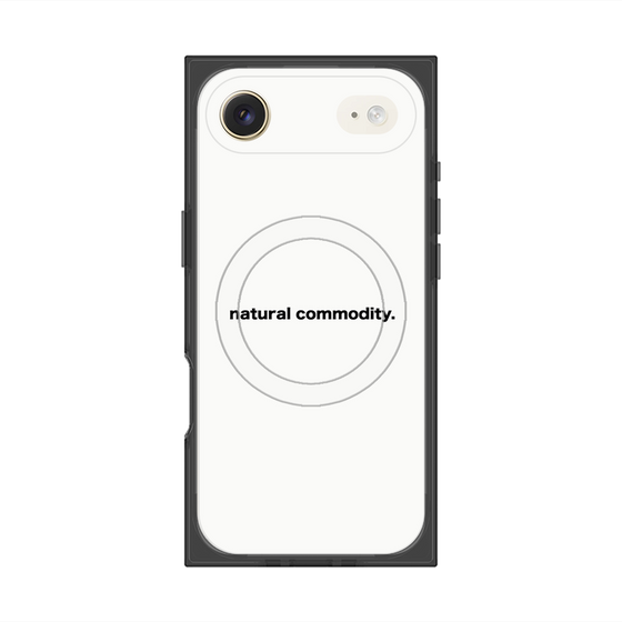 プレミアムスクエアケース with MagSafe［ NATURAL COMMODITY White ］