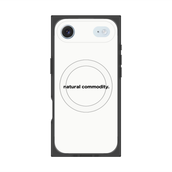 プレミアムスクエアケース with MagSafe［ NATURAL COMMODITY White ］
