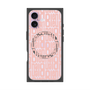プレミアムスクエアケース with MagSafe［ LANVIN en Bleu - Logo Pattern - Pink ］