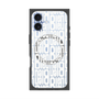 プレミアムスクエアケース with MagSafe［ LANVIN en Bleu - Logo Pattern - White ］