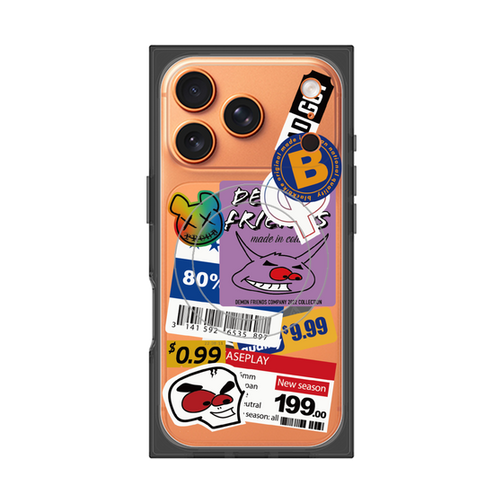 プレミアムスクエアケース with MagSafe［ Demon Friends Sticker .1 ］
