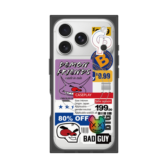 プレミアムスクエアケース with MagSafe［ Demon Friends Sticker .3 ］