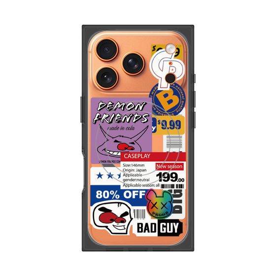 プレミアムスクエアケース with MagSafe［ Demon Friends Sticker .3 ］