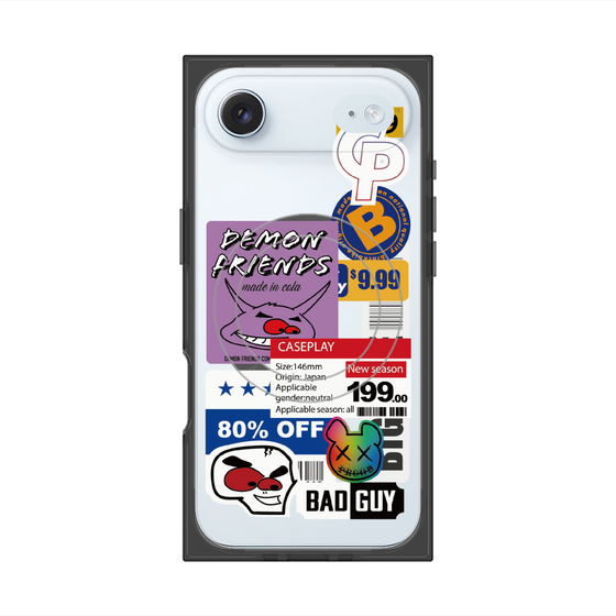 プレミアムスクエアケース with MagSafe［ Demon Friends Sticker .3 ］