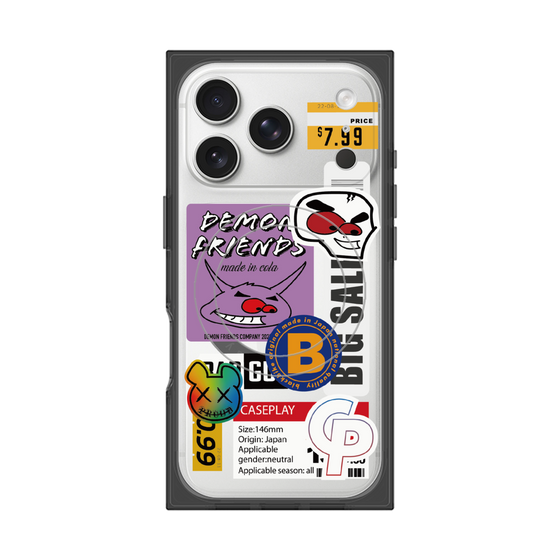プレミアムスクエアケース with MagSafe［ Demon Friends Sticker .4 ］