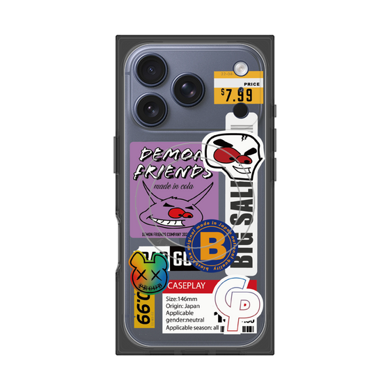 プレミアムスクエアケース with MagSafe［ Demon Friends Sticker .4 ］