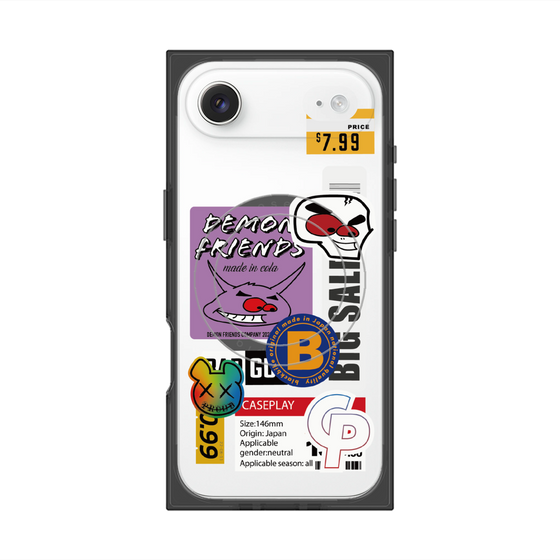プレミアムスクエアケース with MagSafe［ Demon Friends Sticker .4 ］