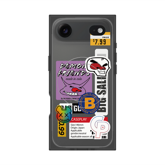 プレミアムスクエアケース with MagSafe［ Demon Friends Sticker .4 ］