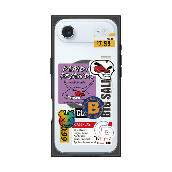 プレミアムスクエアケース with MagSafe［ Demon Friends Sticker .4 ］