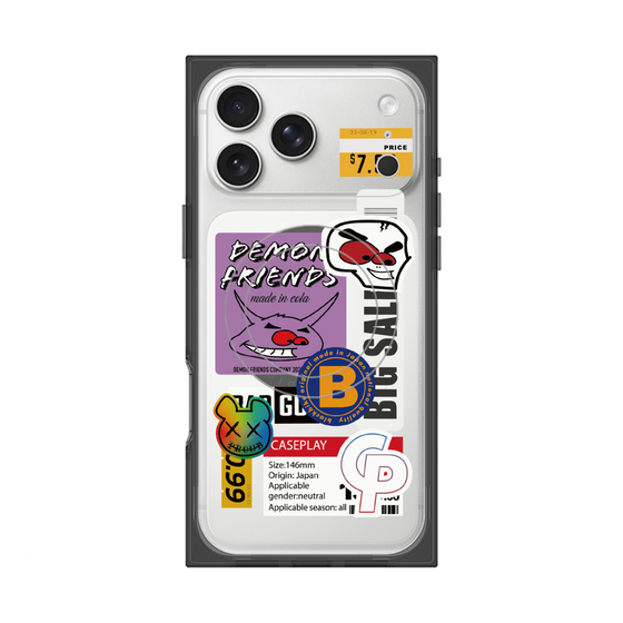プレミアムスクエアケース with MagSafe［ Demon Friends Sticker .4 ］
