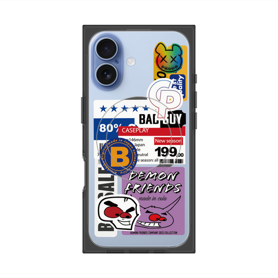 プレミアムスクエアケース with MagSafe［ Demon Friends Sticker .5 ］