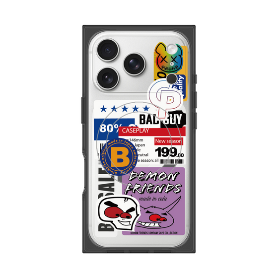 プレミアムスクエアケース with MagSafe［ Demon Friends Sticker .5 ］