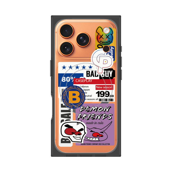 プレミアムスクエアケース with MagSafe［ Demon Friends Sticker .5 ］